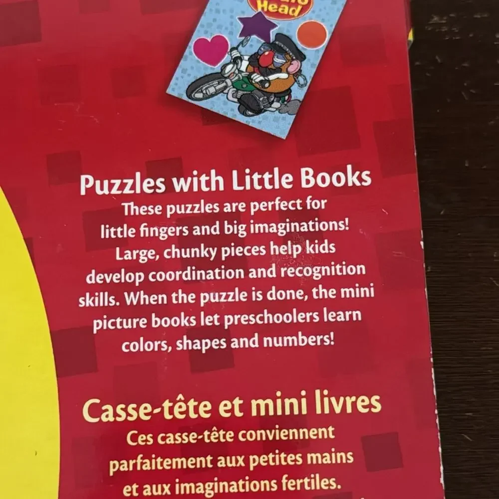 Hasbro | Mr. Potato Head Puzzles with Little Books New in Package